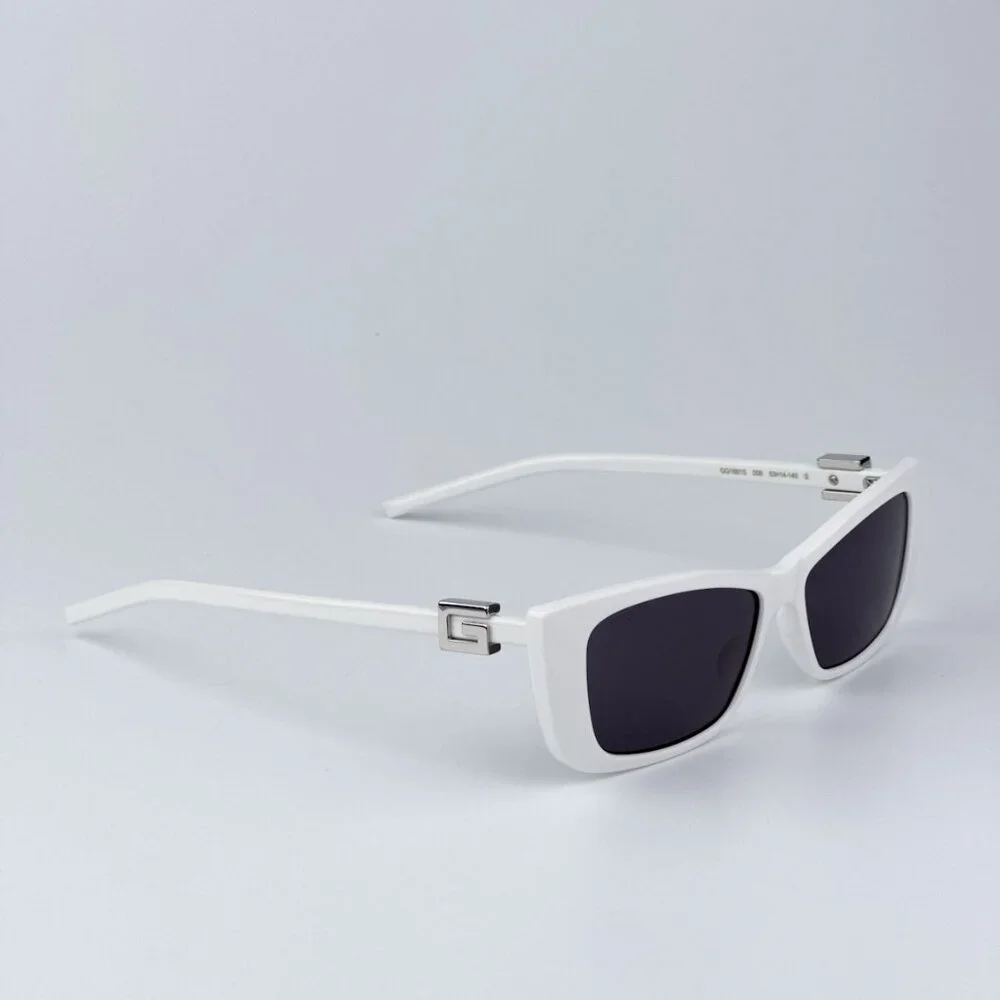 Gucci Women BRAND NEW Sunglasses White Grey Cat Eye GG1681S 006